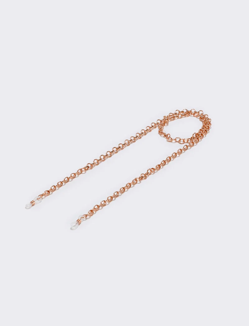 Laccio occhiali con catenina elegante - Argento