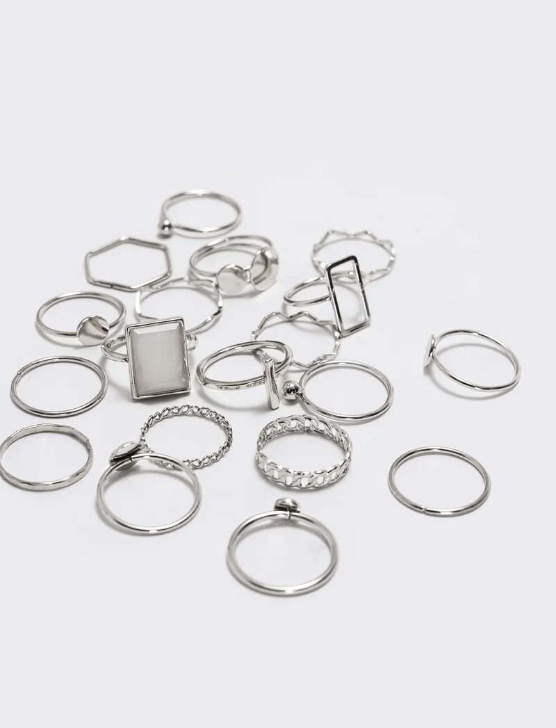 Anelli sottili in varie forme - Argento