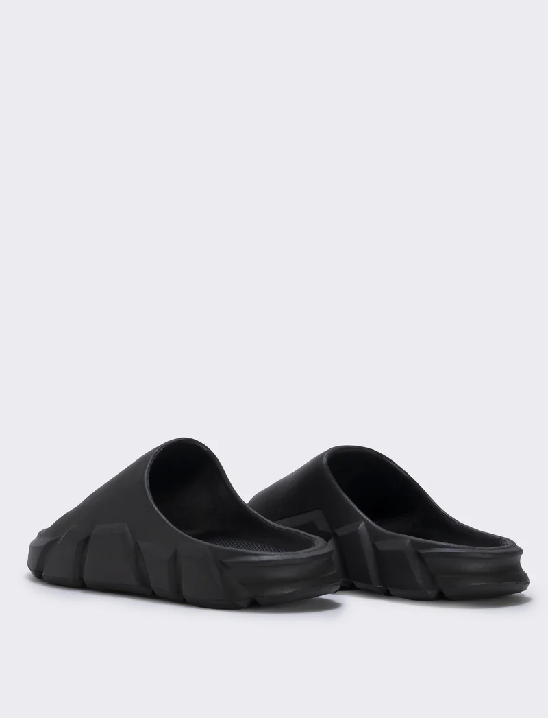 Ciabatta da uomo in gomma EVA, 2 colori - Nero