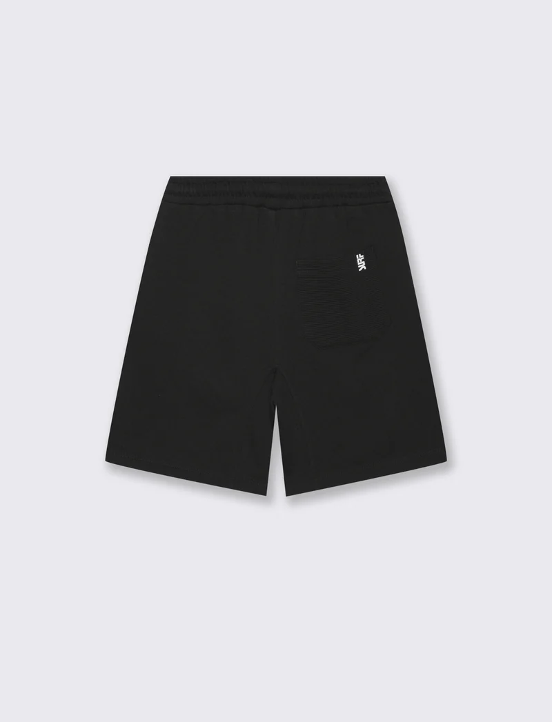 Bermuda in felpa dal look casual e stiloso - Nero