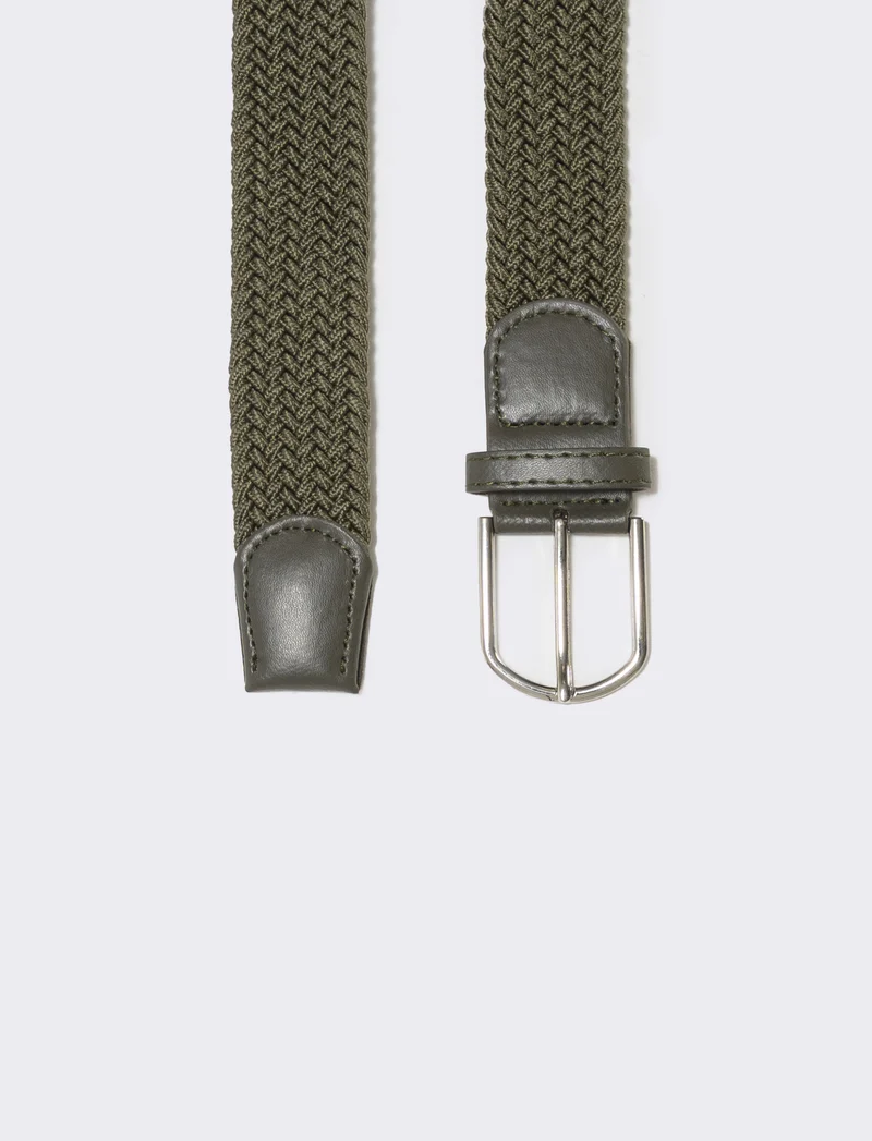 Cintura elastica intrecciata uomo - Ve.milit.