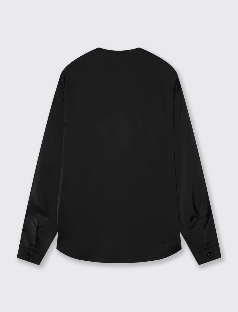 CASACCA CON ROUCHES - Nero