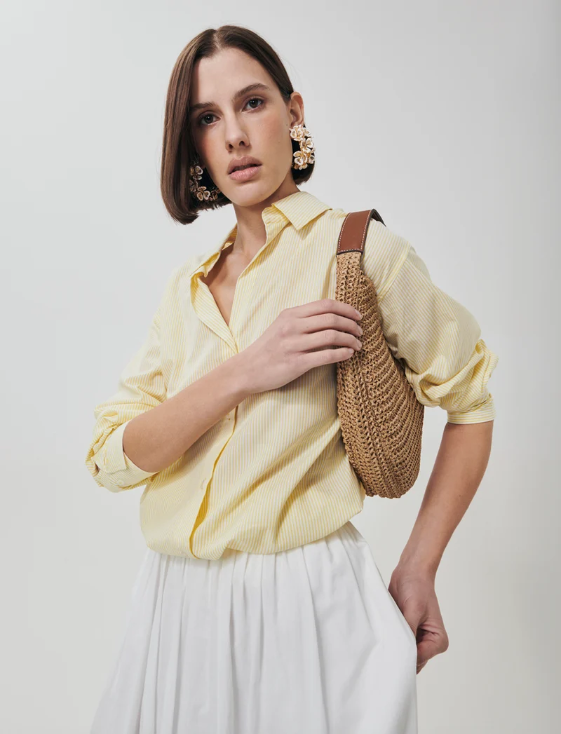 Camicia a righe manica lunga regular - var 2