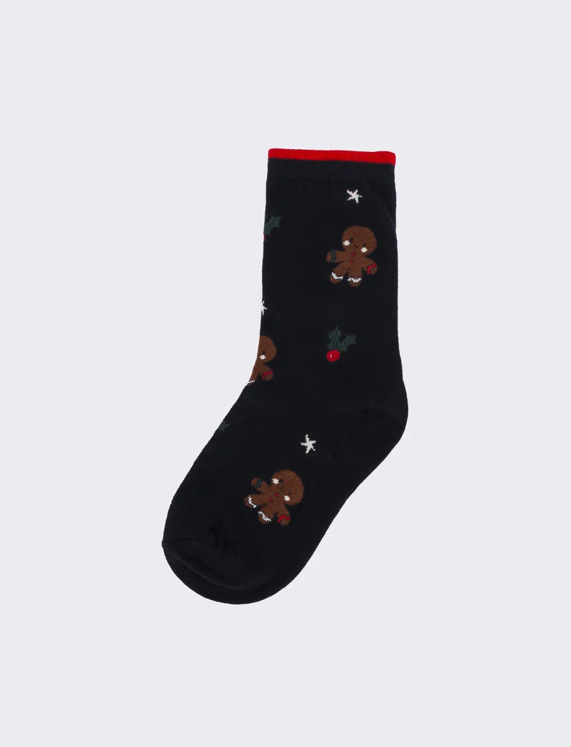 Calzino natale bambino - Blu