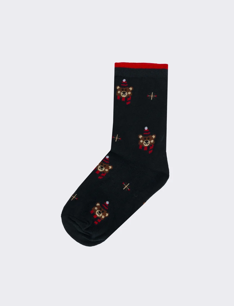 Calzino natale bambino - Verde