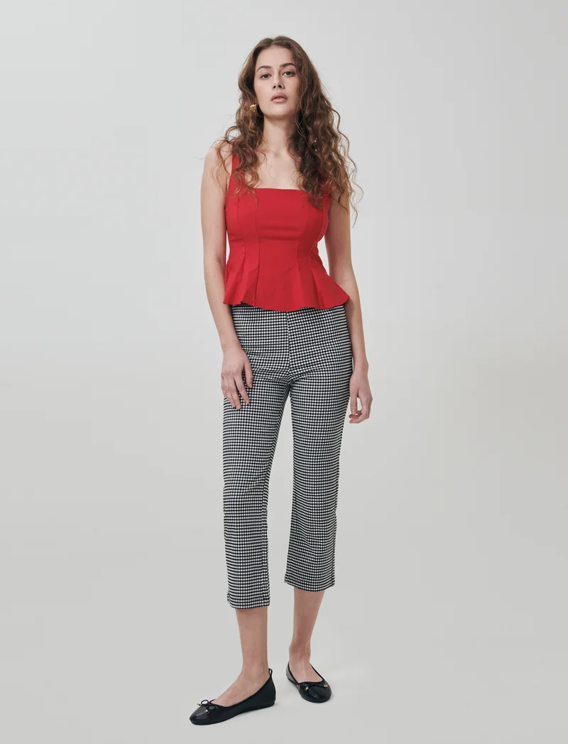 Pantalone Capri con Vita Alta - var 1
