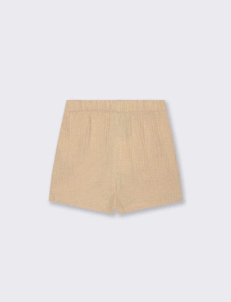Bermuda leggeri in tinta unita estiva - Beige