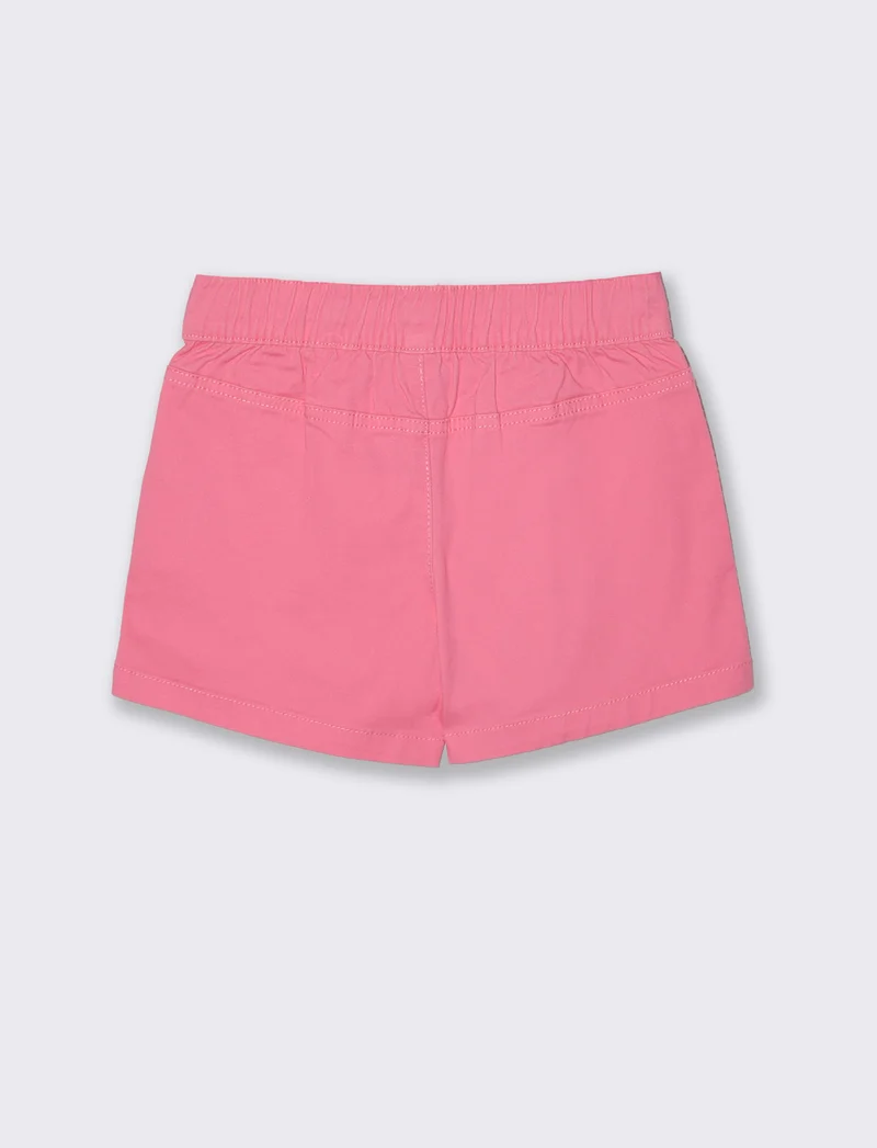 Short in cotone da bambina freschi e comodi - Rosa big bubble