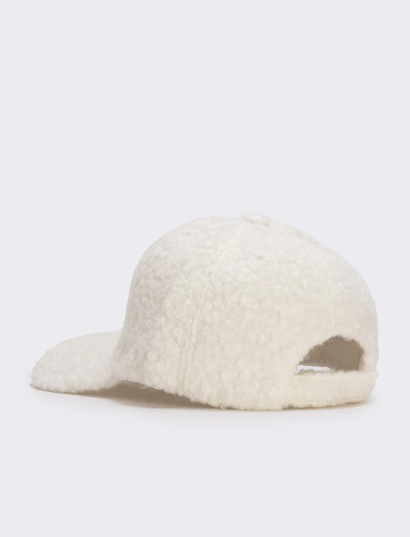 Cappello baseball agnellino donna - Bianco