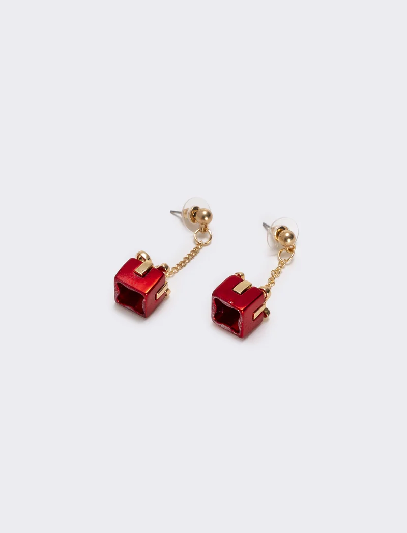 Orecchini donna con pacchetto regalo - Oro