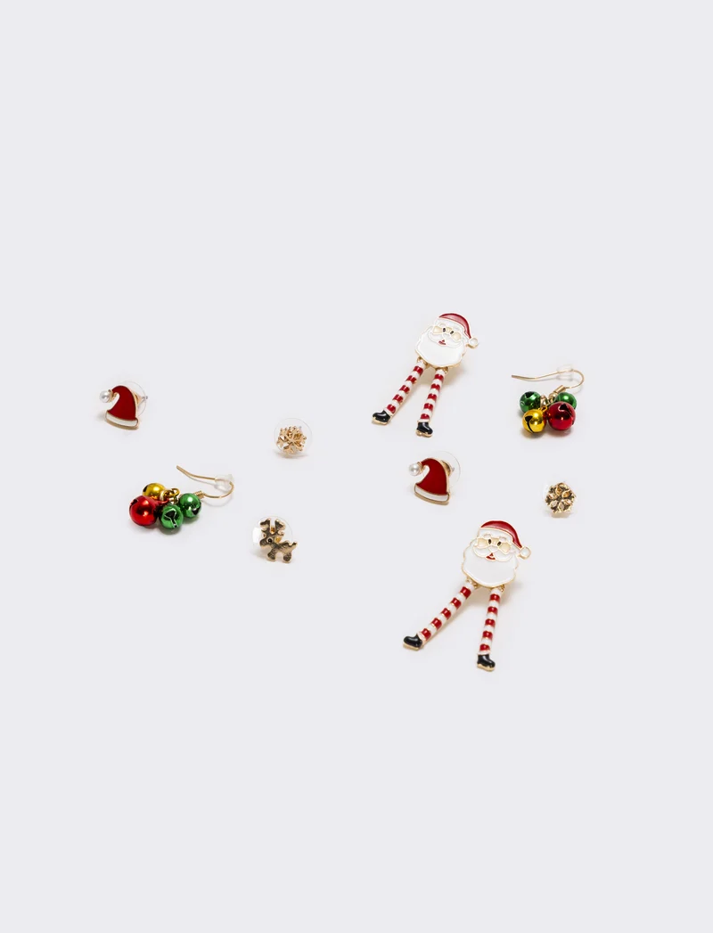 Orecchini card natale vari soggetti - Oro