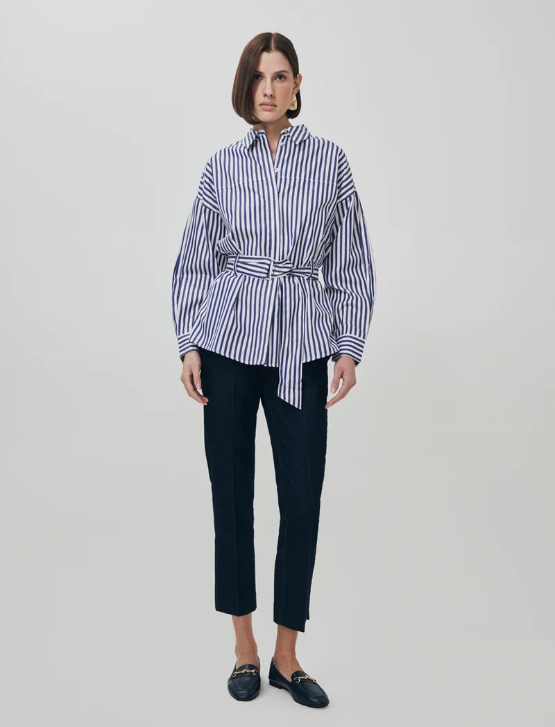 Camicia Manica Lunga con Cintura - var 1