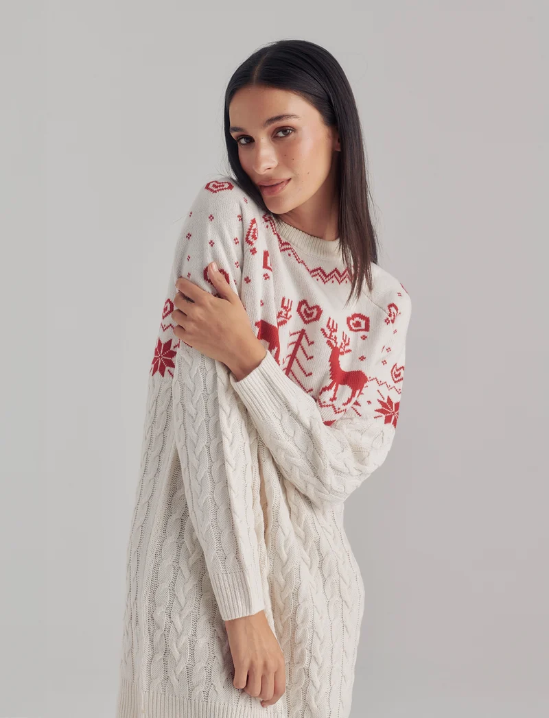 MAXI PULLOVER NATALIZIO - var 2