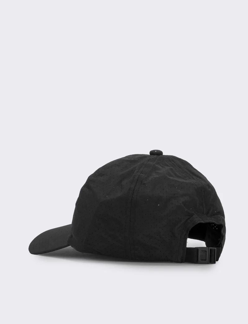 Cappello uomo baseball in tessuto tecnico - Nero