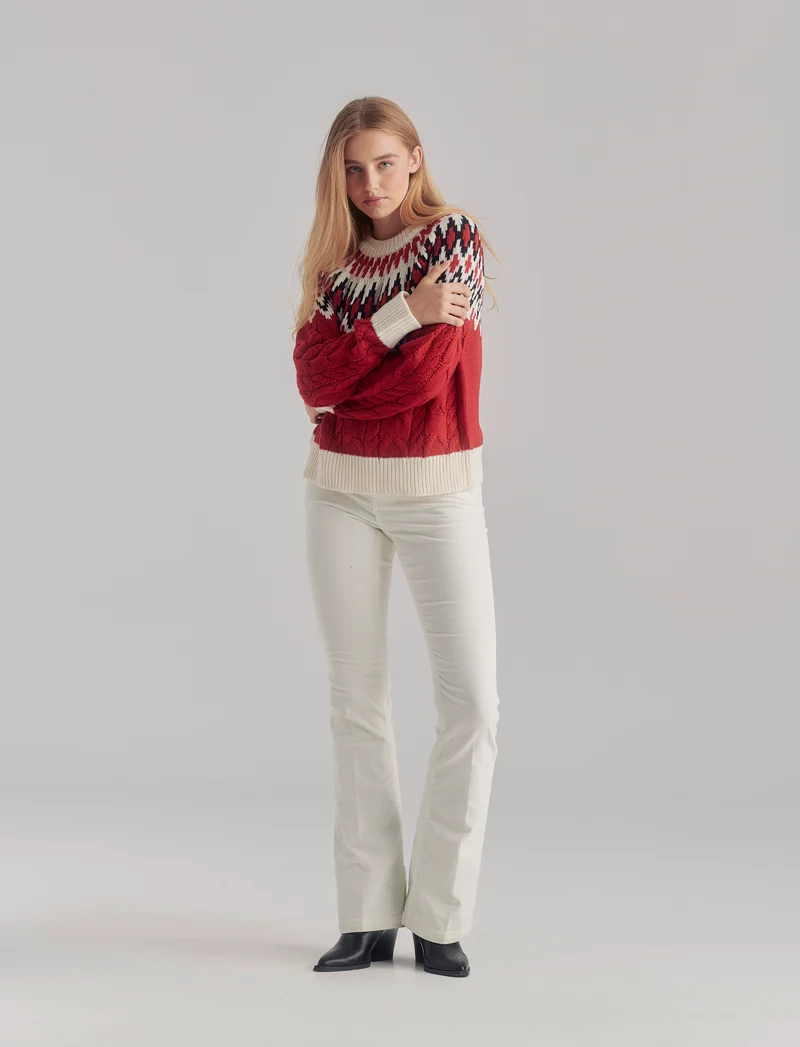 POLLOVER CON LAVORAZIONE JACQUARD TEMA NATALE - var 2