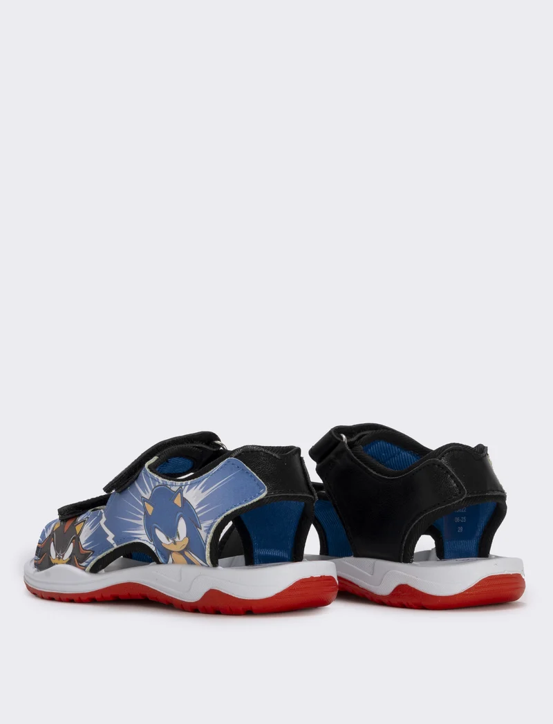 Sandalo Sonic© blu con doppio strappo - Blu