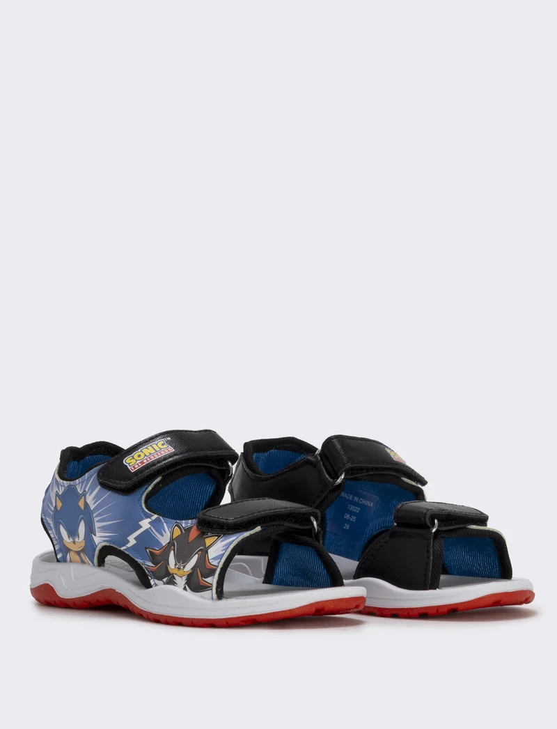 Sandalo Sonic© blu con doppio strappo - Blu