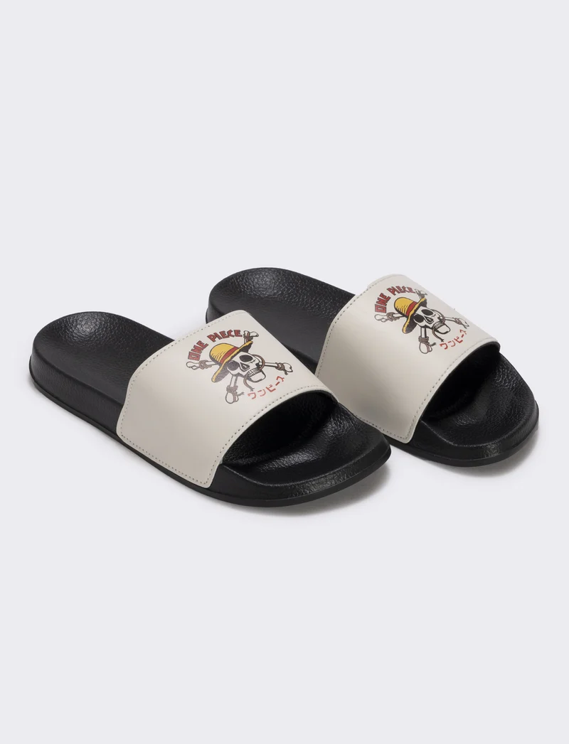 Ciabatta One Piece per bambini in poliuretano - Nero
