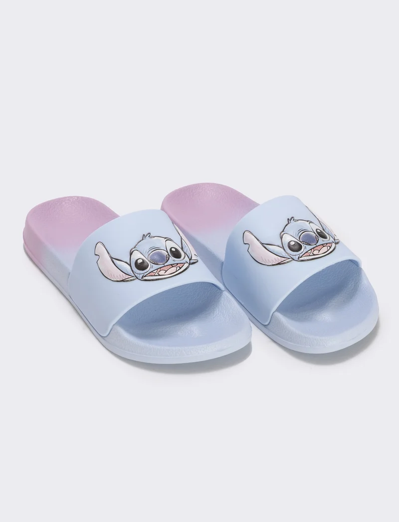 Ciabatta EVA Bicolor con Stitch© Bambina - Azzurro