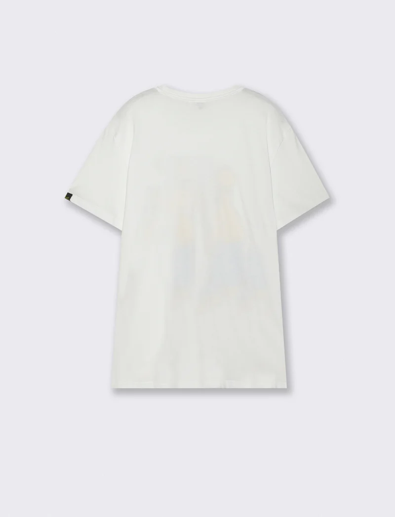 T-Shirt The Simpsons girocollo cotone - Bianco