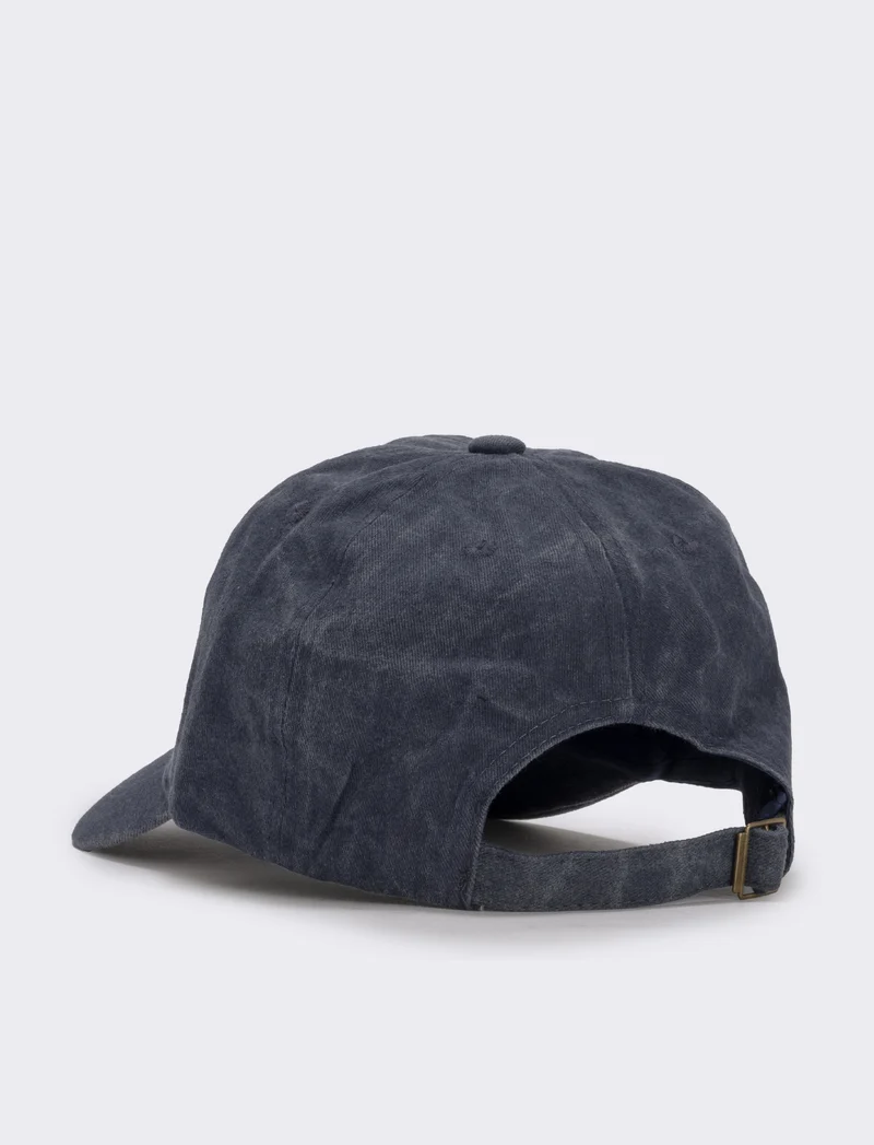 Cappello baseball uomo delavè - Blu