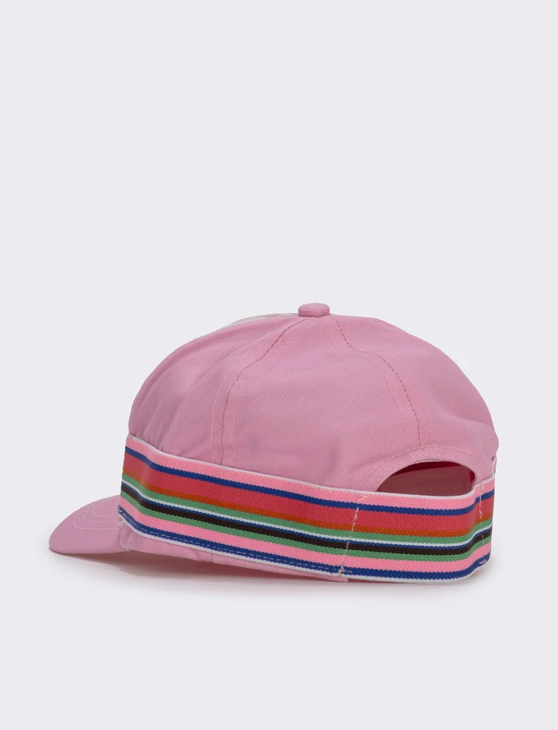 Cappello baseball con applicazioni per bambina - Rosa