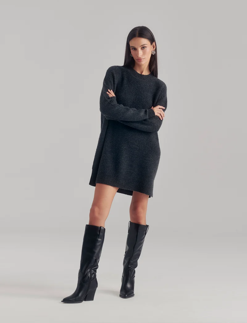 Stivale stile texano da donna - Nero