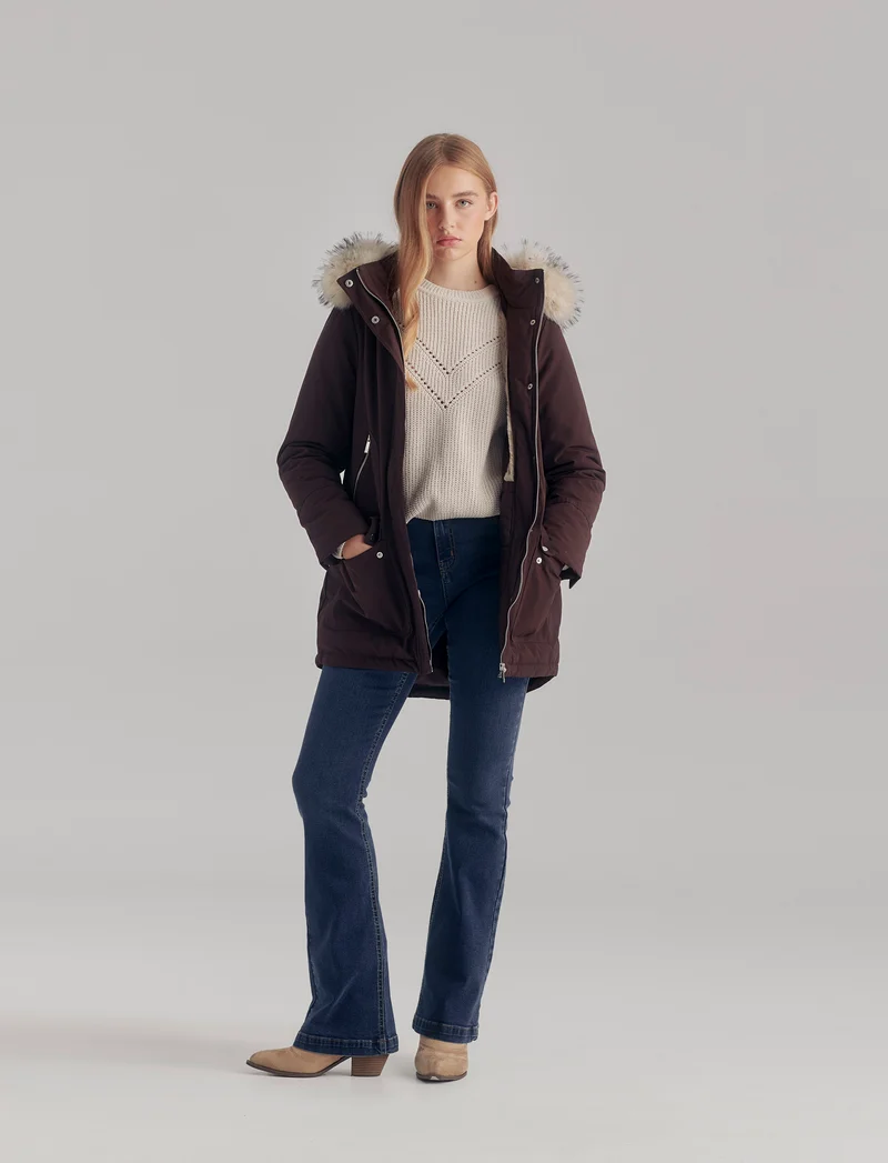 GIACCONE MODELLO PARKA - Moro