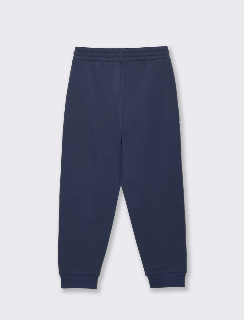 Jogger con Stampa Casual e Colorati - Blu