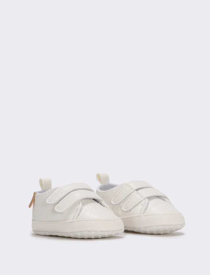 Scarpa da neonato bianca antiscivolo - Bianco