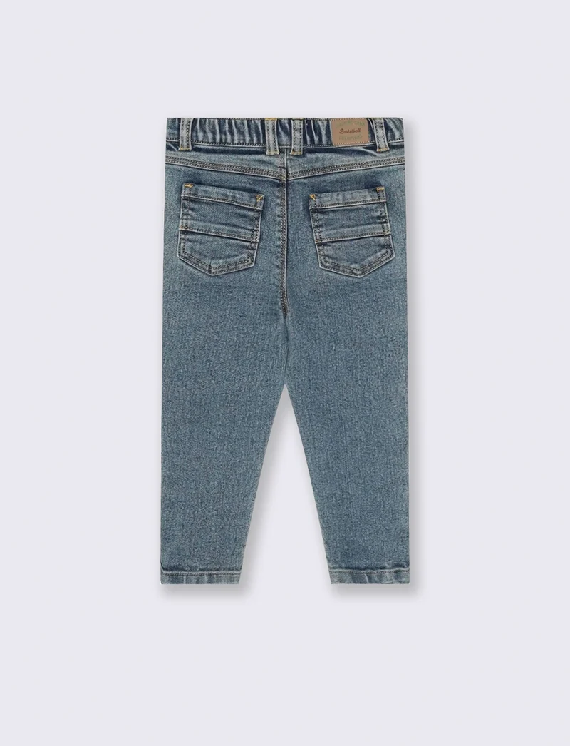 Jeans cinque tasche con rotture trendy - Denim