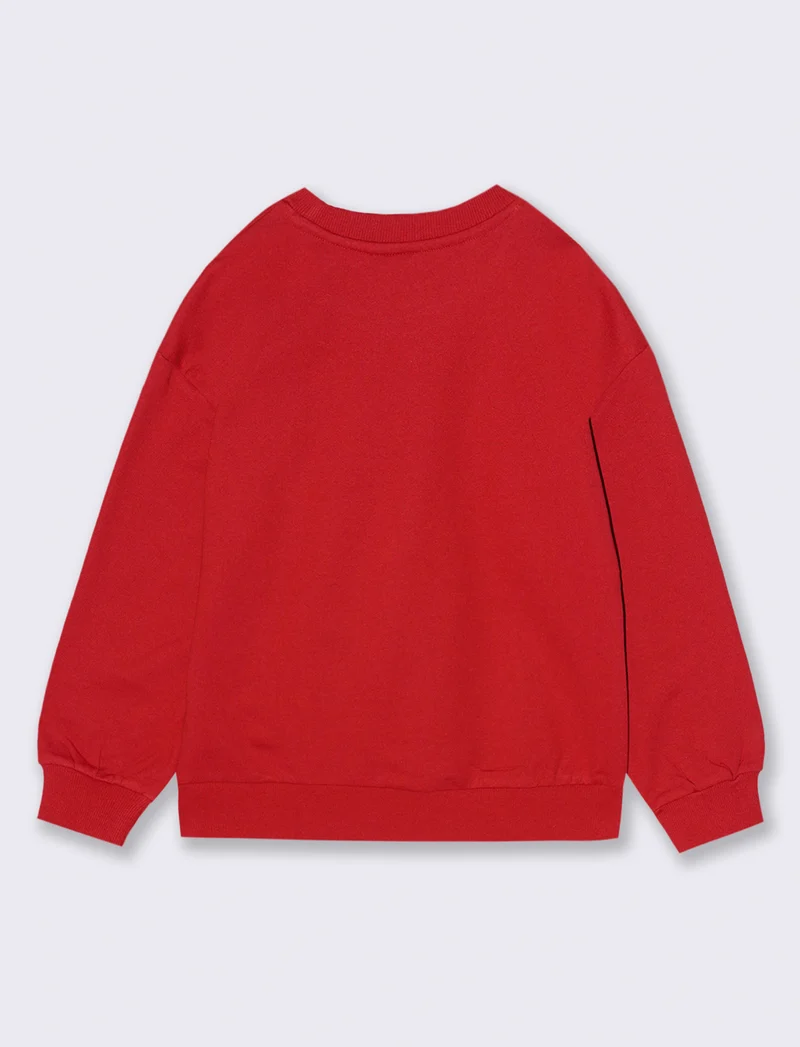 FELPA GIROCOLLO GRINCH - Rosso