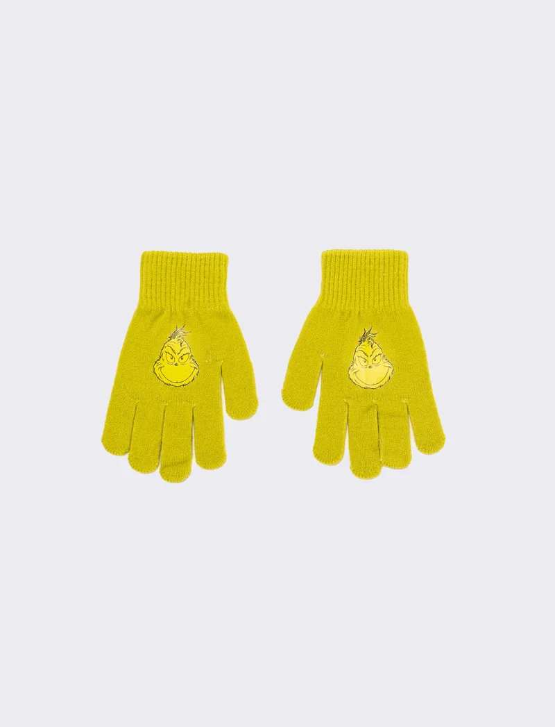 Guanti bambino grinch - Verde