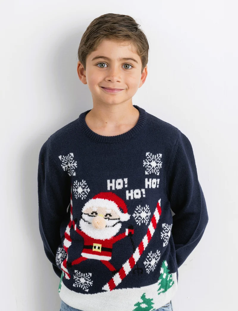 Maglione di Natale - Blu