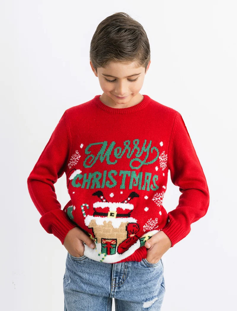 Maglione di Natale - Rosso