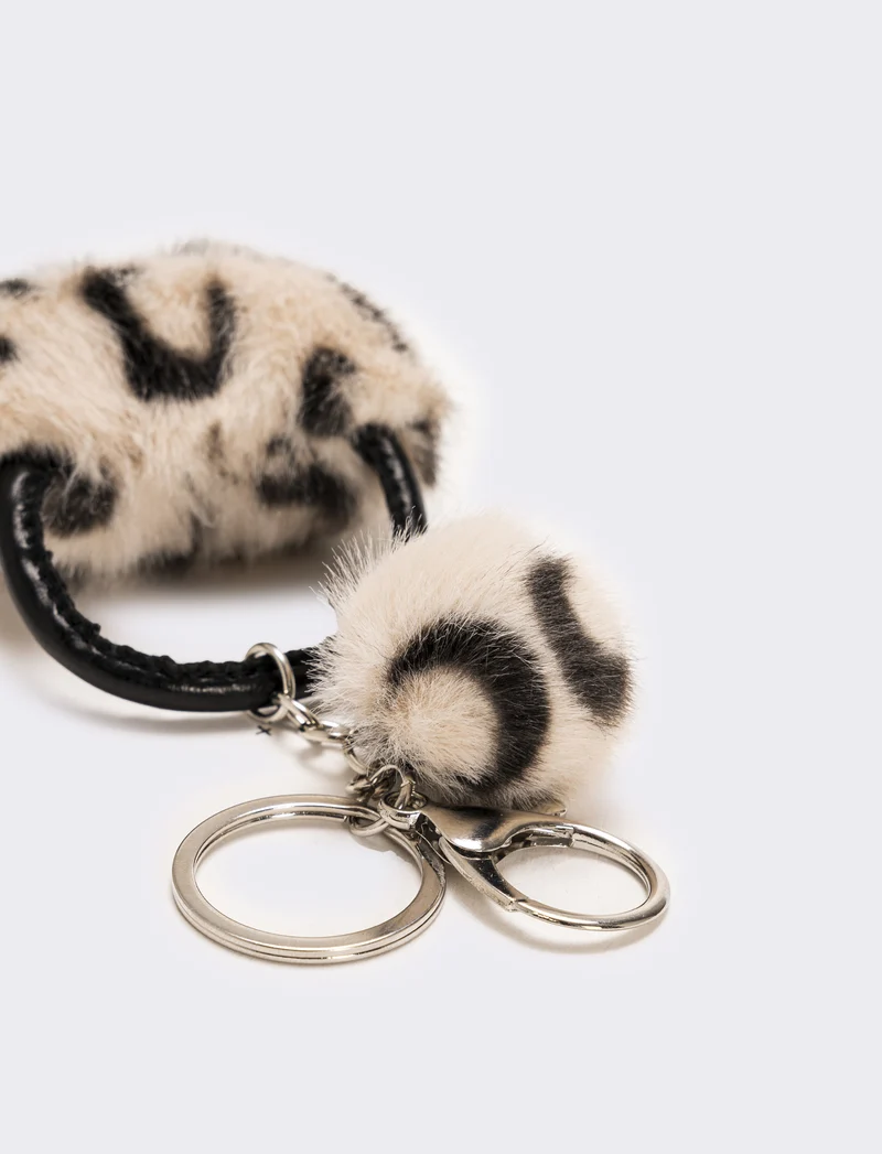 Portachiavi donna modello charms - Argento