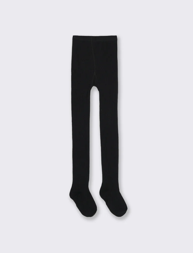 Calza con strass - Nero