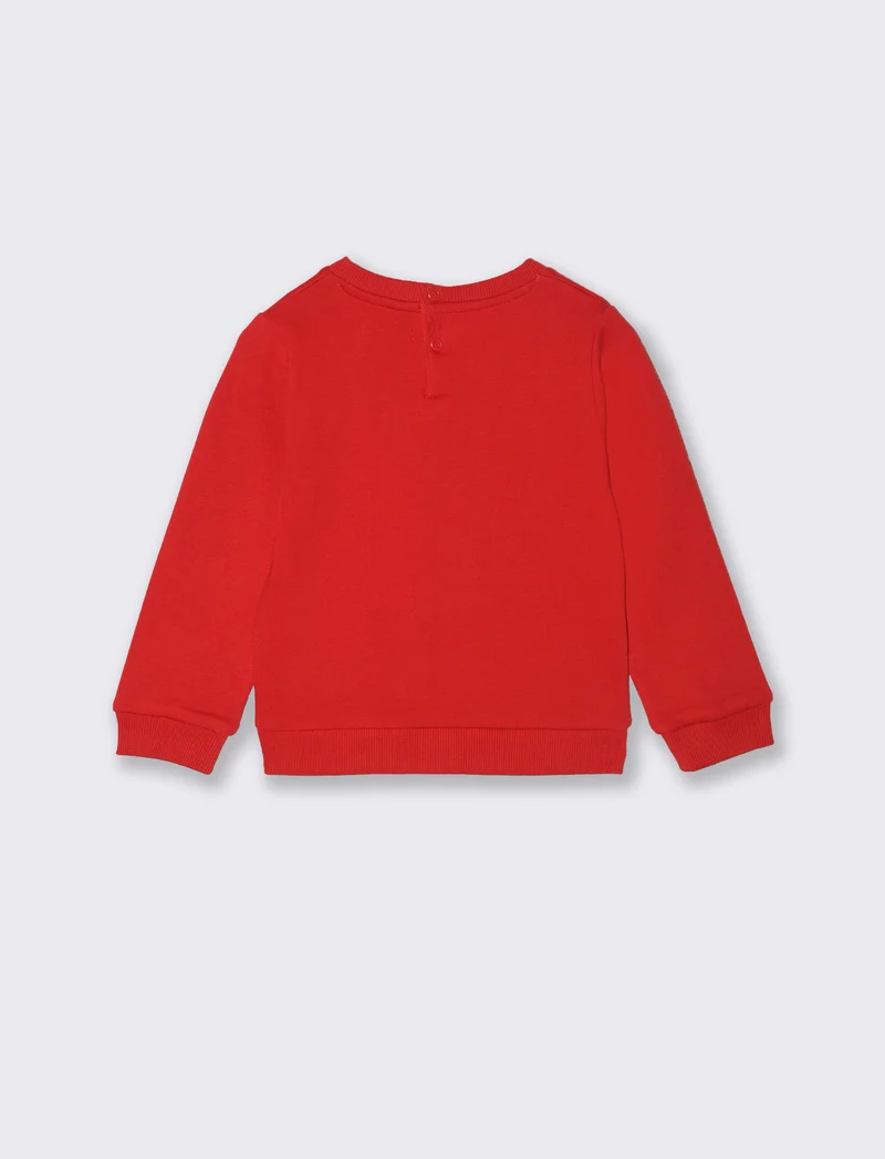 Felpa stile natalizio - Rosso