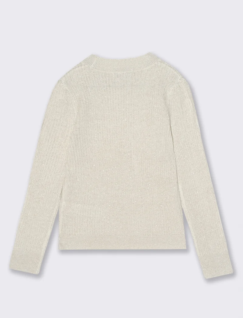 Maglia mezzo collo - Bianco sporco