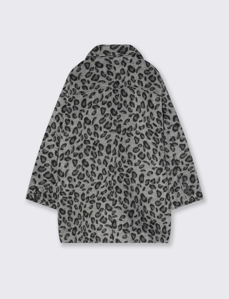 Cappotto in panno camouflage - Maculato