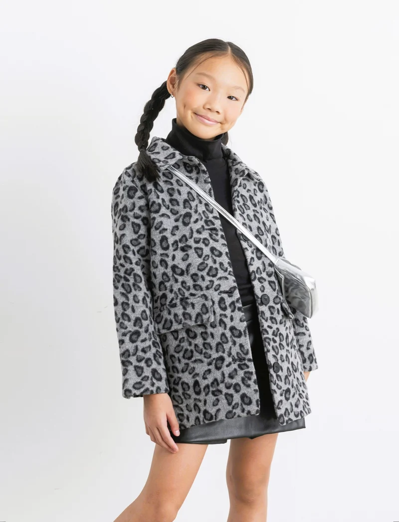 Cappotto in panno camouflage - Maculato