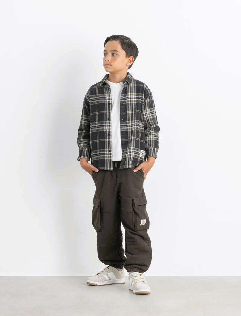 JOGGER CARGO - Marrone