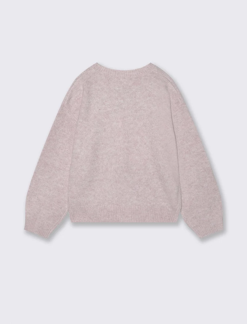 Maglia con rosa - Rosa