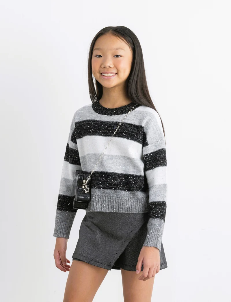 Maglione a righe da bambina - Righe