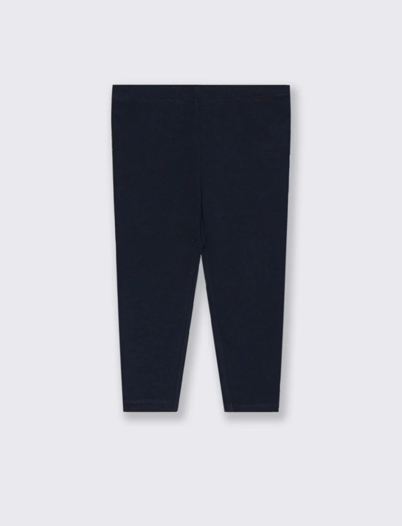 Leggings basici in tinta unita - Blu