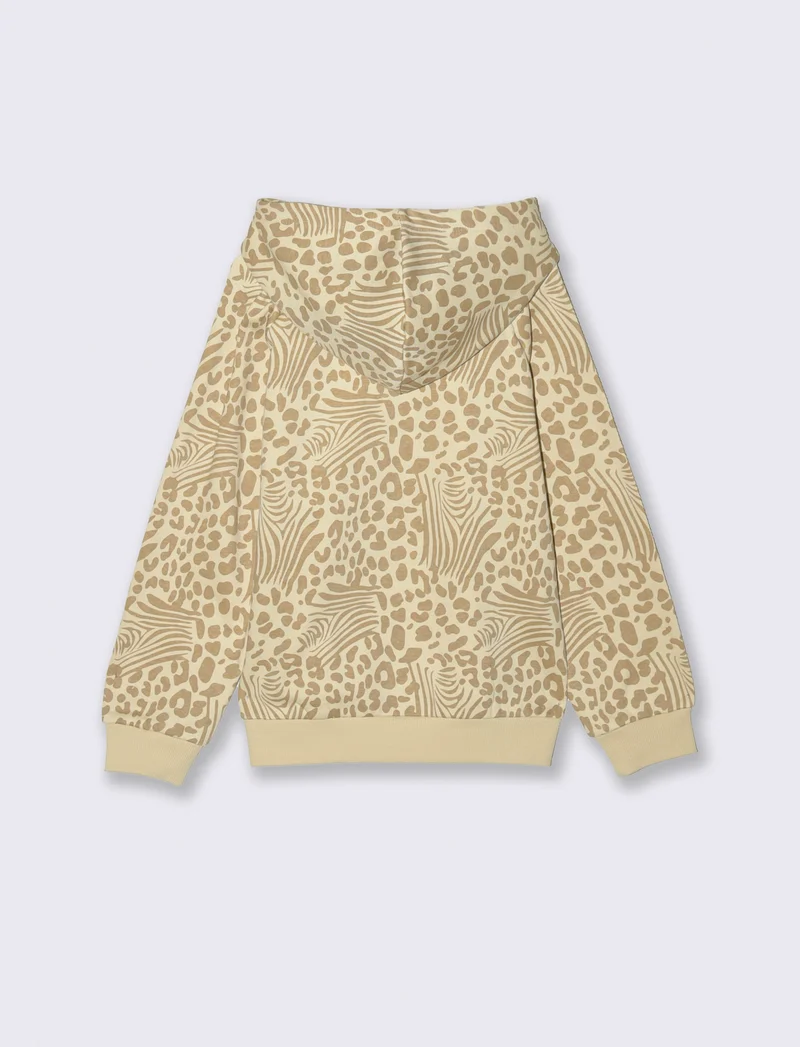 Felpa stampata - Beige