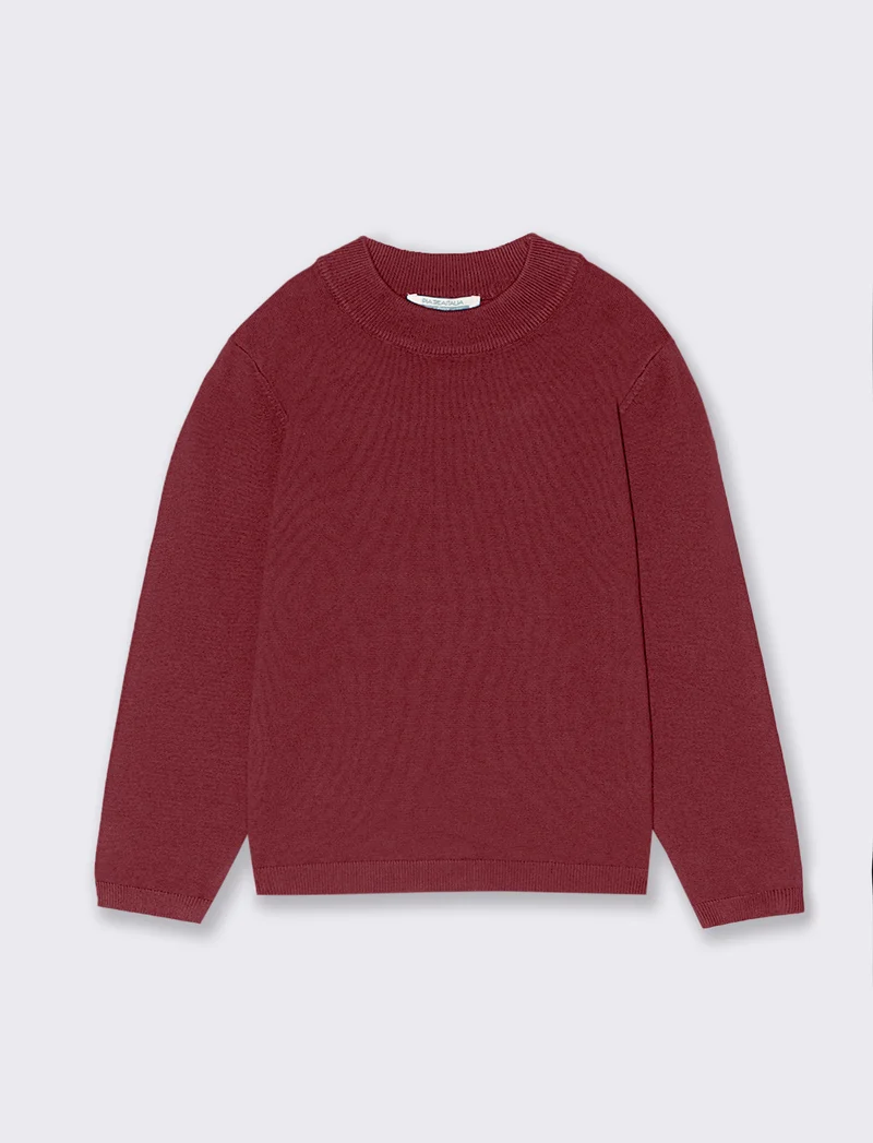 MAGLIA viscosa nylon - Bordeaux