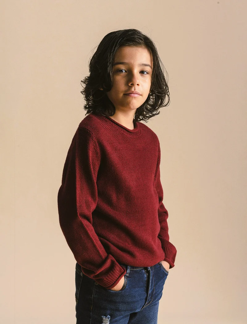 Maglione girocollo - Bordeaux