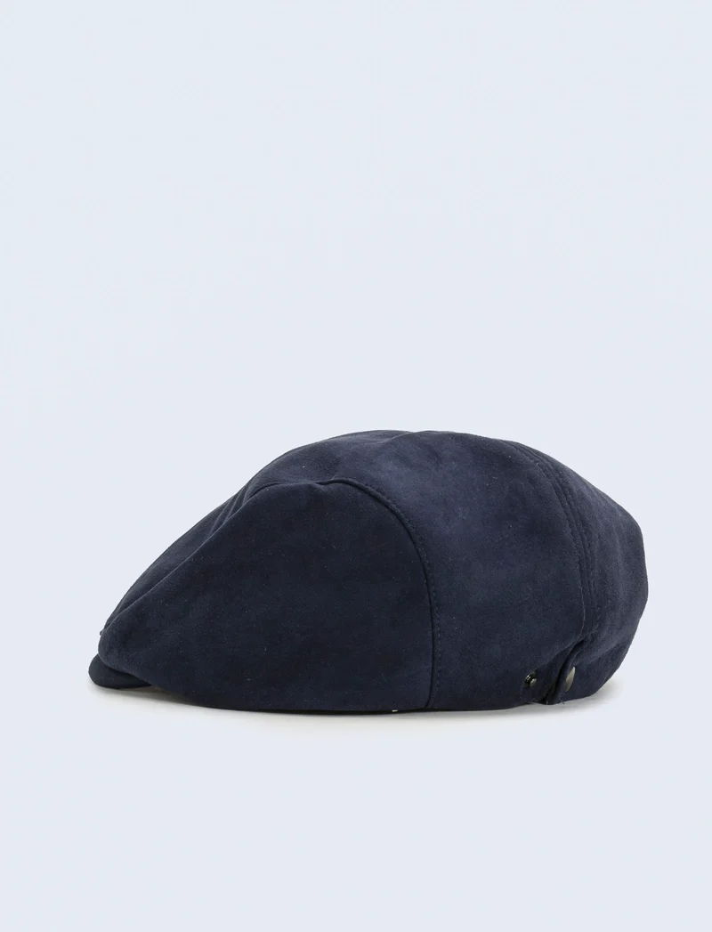 Coppola uomo in suede - Blu