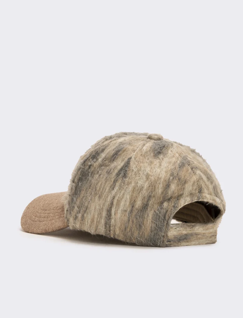 Cappello baseball mimetico uomo - Grigio